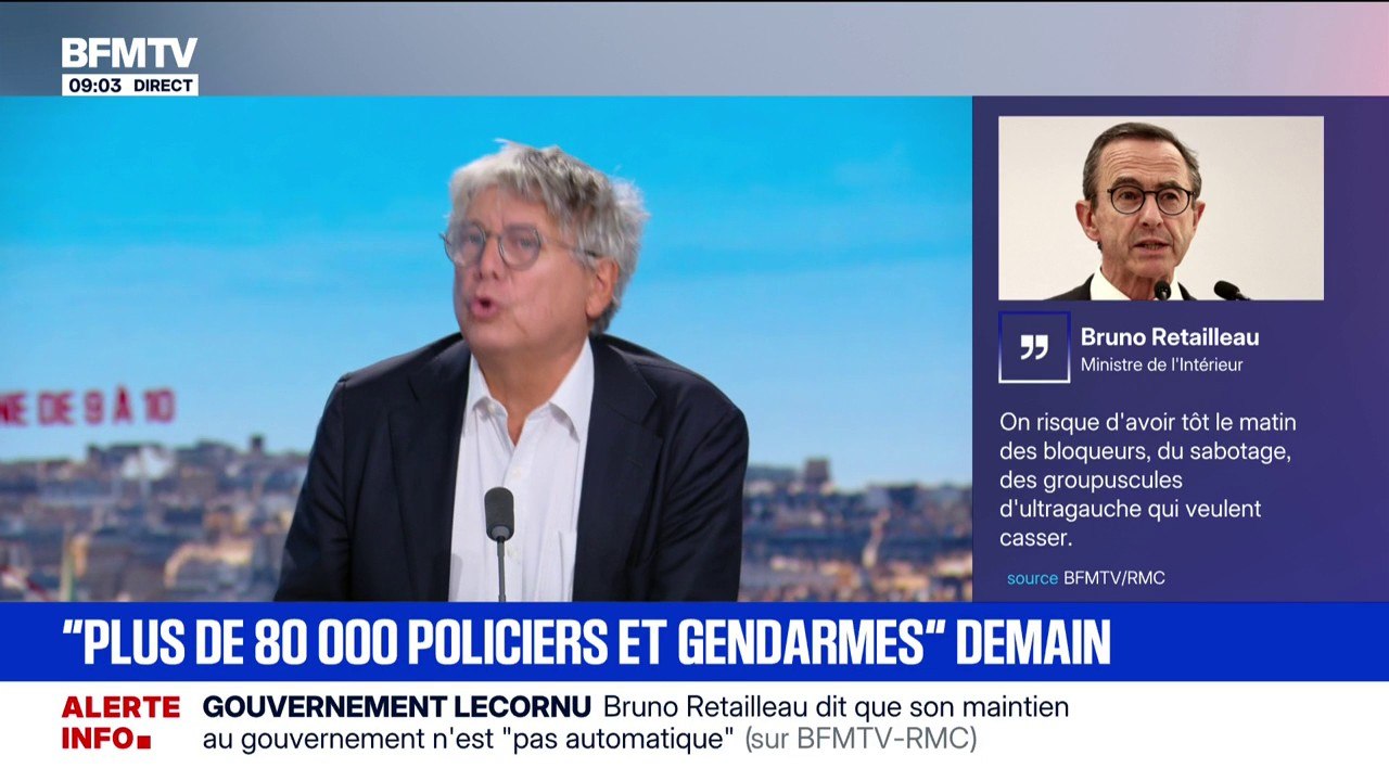 "Il met des cibles sur des opposants politiques", Éric Coquerel, député LFI, répond à Bruno Retailleau qui "accuse les Insoumis de propager une haine anti-flics"