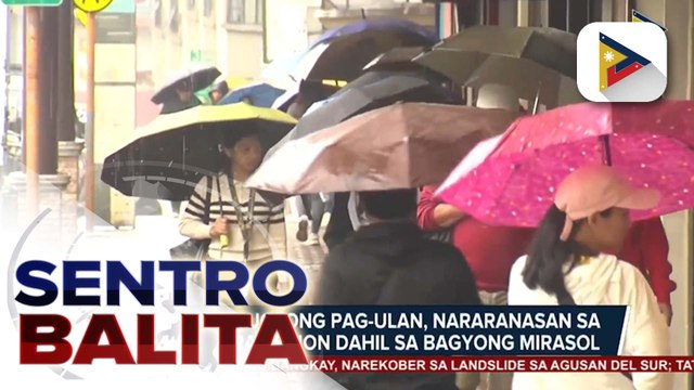 Pabugso-bugsong pag-ulan, nararanasan sa Cordillera Region dahil sa Bagyong #MirasolPH; mga kagamitan ng OCD-Cordillera, naka-standby para sa agarang pag-responde | ulat ni Janice Denis - PTV Cordillera