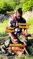 Tuto Rambo Part 3 - Le couteau & Batonnage #survie #camping #bushcraft