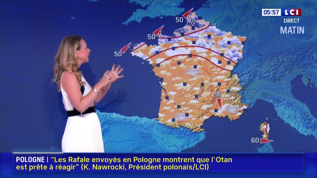 Vanessa Matagne - Météo LCI du 17/09/2025 - Un été qui s'installe, avec un pic de chaleur attendu pour vendredi 🌡️