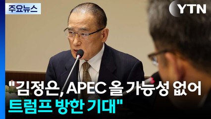 위성락 안보실장 "김정은, APEC 올 가능성 없어...트럼프 방한은 기대" / YTN