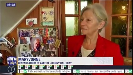 Johnny Hallyday – 20 novembre 2017 | Journal 16h30 BFM Paris – Marnes-la-Coquette soutient Johnny