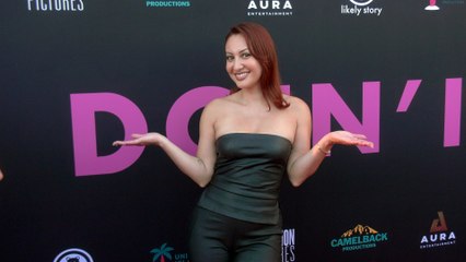 Francia Raisa attends a special red carpet screening of "Doin' It" in Los Angeles