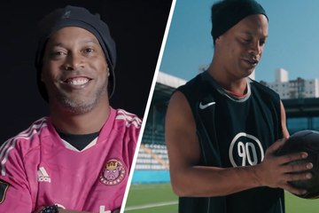 Ronaldinho 'hace un figo' y se marcha a la Baller League