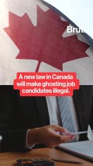 A new law in Canada will make ghosting job candidates illegal.