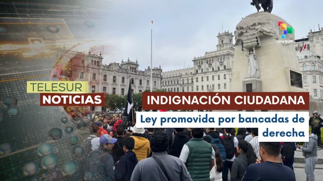 Movilizaciones en Perú, en rechazo de la ley 32123 que reforma el sistema de pensiones