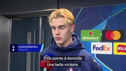Tottenham - Bergvall : “Le rêve de tout enfant de jouer la Ligue des champions”