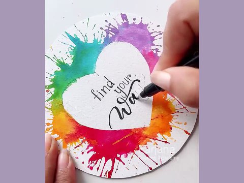 12 watercolor painting Ideas for Beginners __ Easy Creative Art Hacks When You’re Bored __ painting #art #creative #drawing