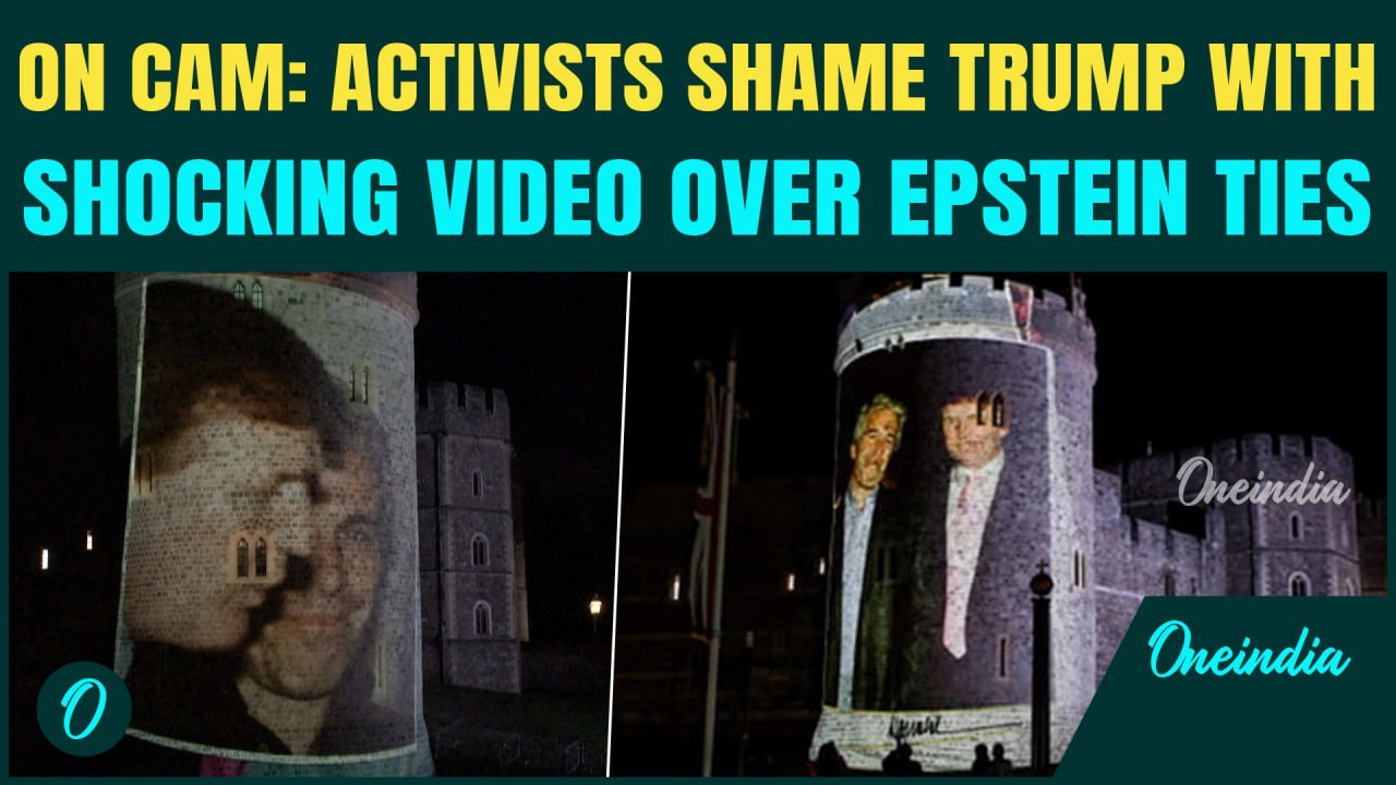 Trump SHAMED In UK Over Epstein Scandal; EXPLOSIVE Trump-Epstein Video Beamed Onto Windsor Castle