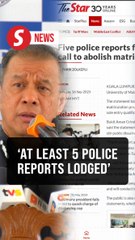 Cops to summon individuals over call to abolish matriculation programme