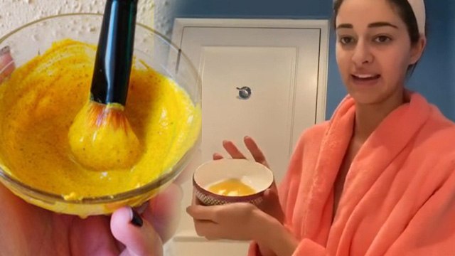 Ananya Pandey Beauty Secrets: अनन्या पांडे का Glowing Skin Homemade Face Pack Video Viral | Boldsky