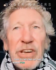 Roger Waters escupió el piso tras mencionar a Milei como aliado del genocidio palestino