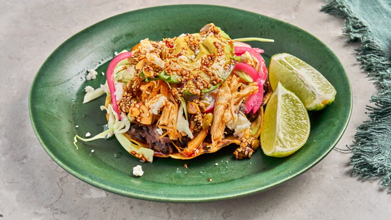 How to Make Chicken Tostadas