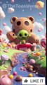 🍭Candy Planet Adventure 🍬🌈 | Alien & Gummy Bear 3D AI Cartoon Short🍭