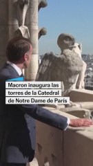 Macron inaugura las torres de la Catedral de Notre Dame de París | EL PAÍS