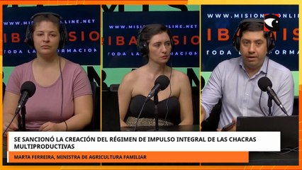 SE SANCIONÓ LA CREACIÓN DEL RÉGIMEN DE IMPULSO INTEGRAL DE LAS CHACRAS MULTIPRODUCTIVAS