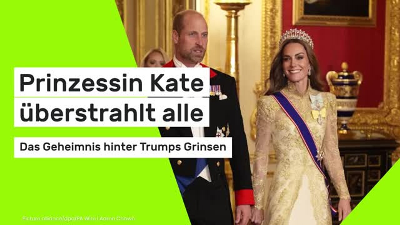 Prinzessin Kate überstrahlt alle: Deshalb bekam Donald Trump das Grinsen nicht aus dem Gesicht