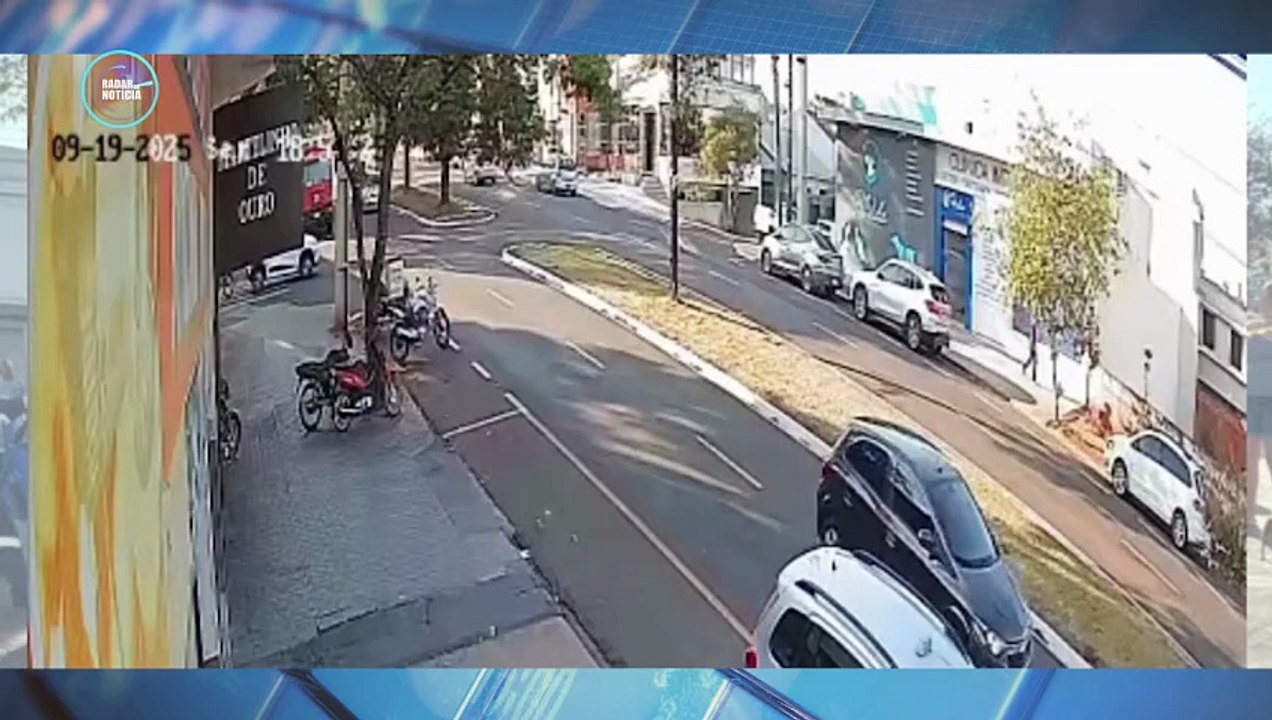 Flagrante: homem recém-saído do hospital sofre grave acidente de trânsito em Maringá