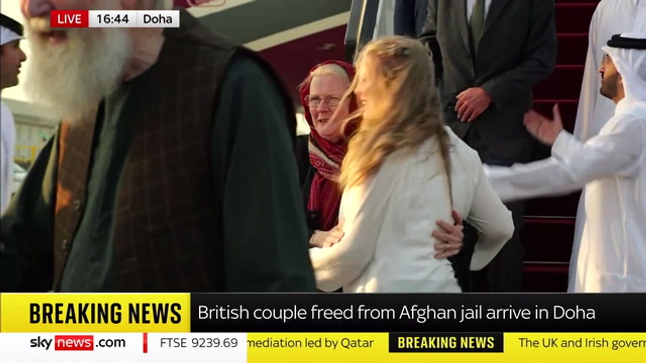 Elderly British couple held for months by Taliban reunited with daughter