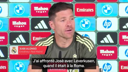 Xabi Alonso heureux de retrouver José Mourinho en janvier