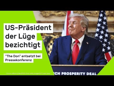 Donald Trump: The Don entsetzt bei Pressekonferenz - US-Präsident der Lüge bezichtigt