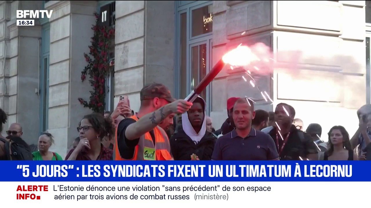 Colère sociale: l'intersyndicale donne jusqu'au 24 septembre au Premier ministre et menace de nouvelles grèves