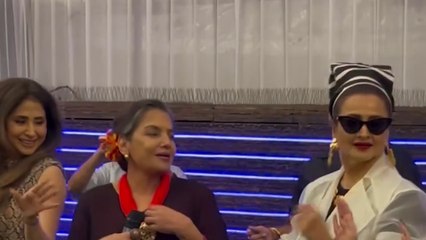 Shabana Azmi's 75th Birthday Party: शबाना आजमी के बर्थडे पर Rekha ने डांस फ्लोर पर लगाई आग