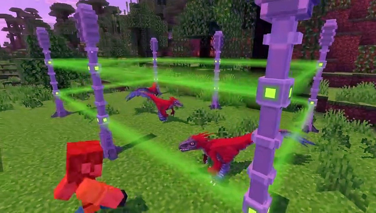 Minecraft x Jurassic World - Trailer