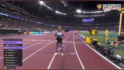 Nadeesha Ramanayaka in action at World Athletics Championships 2025 Tokyo