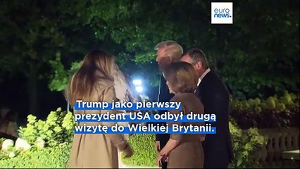Prezydent USA Donald Trump przybywa do Wielkiej Brytanii z historyczną drugą wizytą państwową
