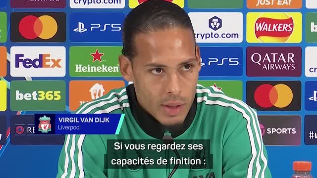 Liverpool - van Dijk : “Isak est un attaquant complet, et on peut en dire autant d’Ékitiké”