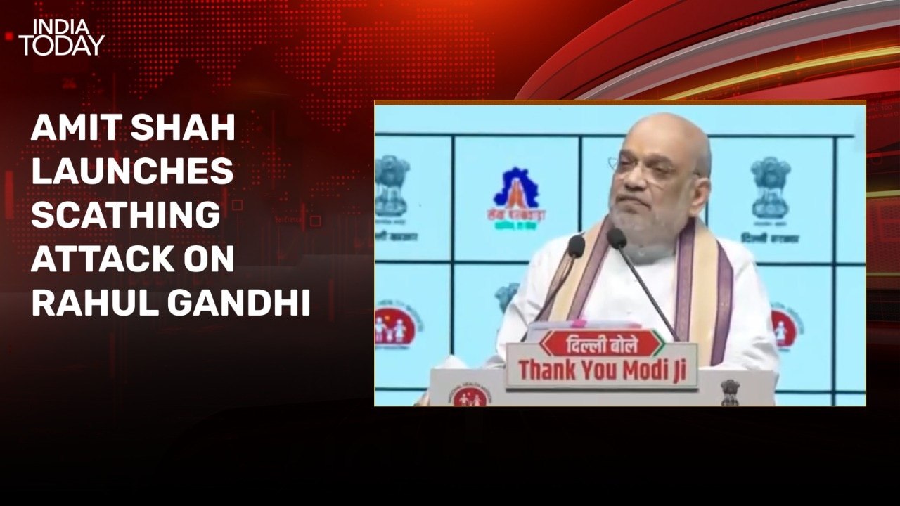 Amit Shah slams Rahul Gandhi, brands his yatra 'save infiltrators yatra'