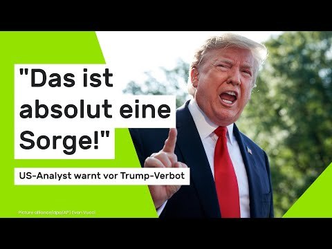 Das ist absolut eine Sorge! US-Analyst warnt vor drohendem Trump-Verbot