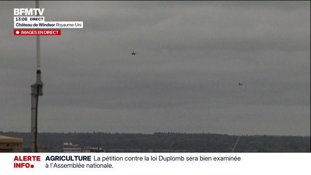 Royaume-Uni: Donald Trump arrive au château de Windsor pour une visite d'État