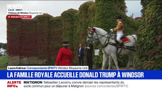 Visite de Donald Trump à Windsor: La famille royale accueille le couple présidentiel