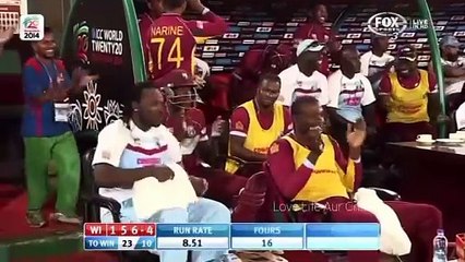darren sammy 34- (13) v  t20 wc 2014 (ball by ball)