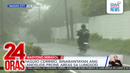 Baguio CDRRMO, binabantayan ang landslide-prone areas sa lungsod | 24 Oras