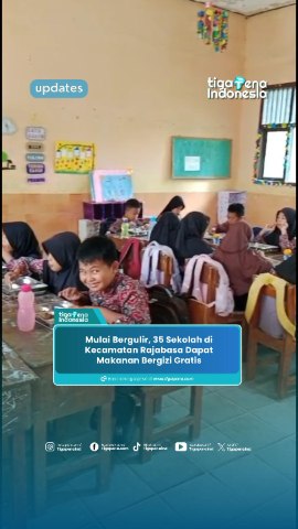Mulai Bergulir, 35 Sekolah di Kecamatan Rajabasa Dapat Makanan Bergizi Gratis