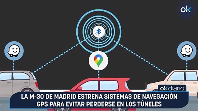 Los túneles de la M30 madrileña contarán con sistemas de navegación GPS para evitar perderse