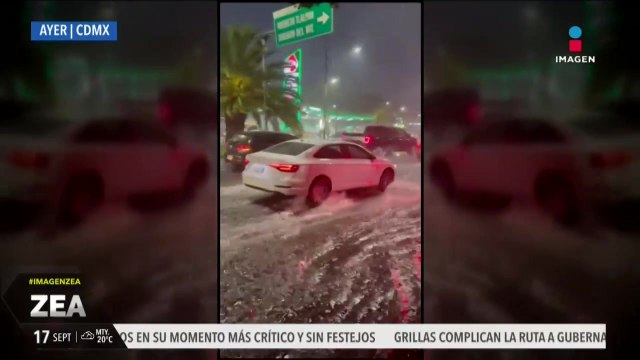 Las fuertes lluvias generan severas afectaciones en CDMX, se activa alerta roja
