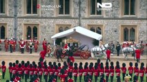 Trump accolto al Castello di Windsor con pieno sfarzo reale