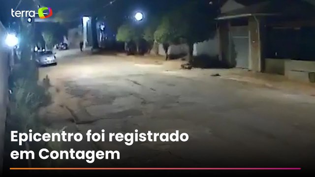Vídeo registra tremor de terra em Minas Gerais durante a madrugada