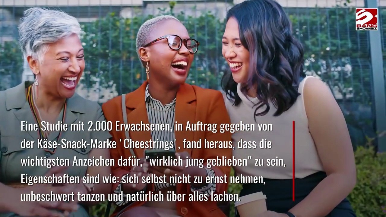 Lachen beweist, dass man jung geblieben ist