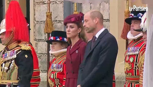 Donald Trump en calèche dorée lors de sa visite d'État au Royaume-Uni