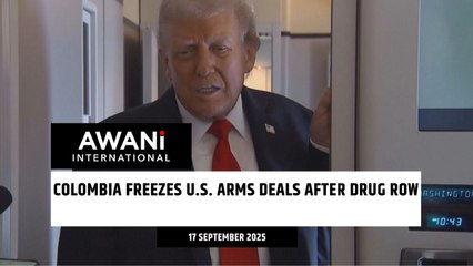 Colombia freezes U.S. arms deals after drug row