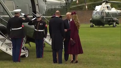 Prince William and Princess Kate give Trump royal welcome at Windsor