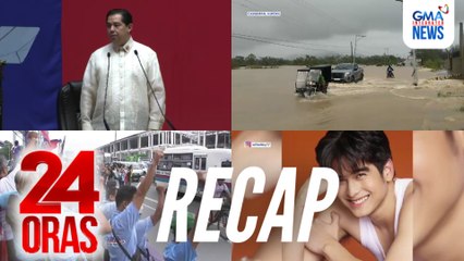 24 Oras: (Part 1) Martin Romualdez, nagbitiw bilang House Speaker; pinalitan ni Rep. Bojie Dy | Epekto ng Bagyong Mirasol, atbp.