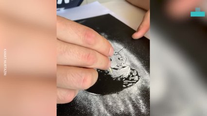 Art You Can Eat- Artist Creates Portraits Using Food