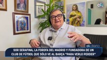 Sor Serafina, la forofa del Madrid y fundadora de un club de fútbol que sólo ve al Barça 