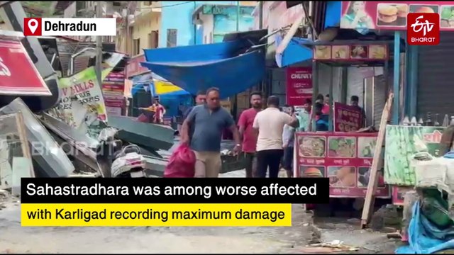 Overnight Rains Devastate Dehradun's Sahastradhara: Roads, Houses, Shops Destroyed